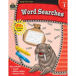 Ready Set Learn Word Searches Book (Grade 1)