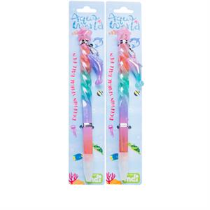 Spiral Ball Pen with Charm (Dolphin)