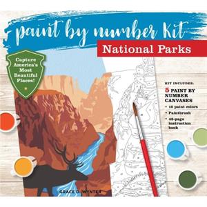 Paint by Number National Parks Kit by Editors of Chartwell Books