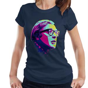 TV Times Michael Caine Billion Dollar Brain 1967 Pop Art Stylised Women's T-Shirt