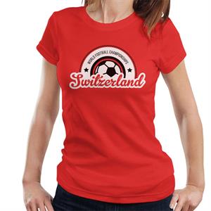 Switzerland World Football Sunrise Logo Women's T-Shirt