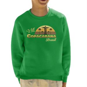 Visit Copacabana Brazil Kid's Sweatshirt