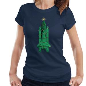 NASA Challenger Shuttle Christmas Tree Women's T-Shirt