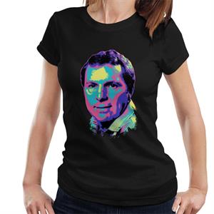 TV Times Bobby Moore Ex Footballer Pop Art Stylised Women's T-Shirt