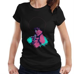 TV Times Singer Eartha Kitt 1973 Pop Art Stylised Women's T-Shirt