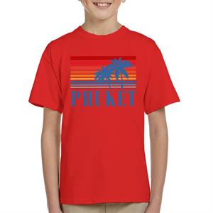 Phuket Retro 70s Sunset Kid's T-Shirt