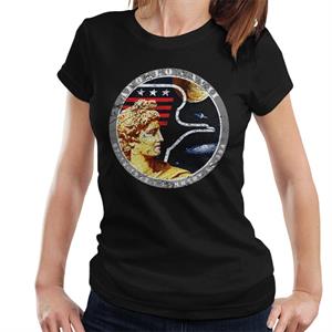 NASA Apollo 17 Mission Badge Distressed Women's T-Shirt