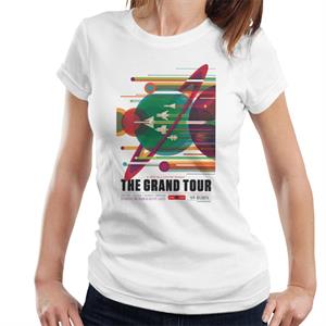 NASA The Grand Tour Interplanetary Travel Poster Women's T-Shirt