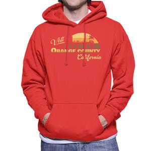 Visit Orange County California Men's Hooded Sweatshirt