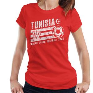 Tunisia World Class Football 2022 Women's T-Shirt