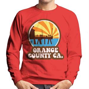 Orange County CA Retro Men's Sweatshirt