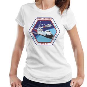 NASA STS 6 Space Shuttle Challenger Mission Patch Women's T-Shirt