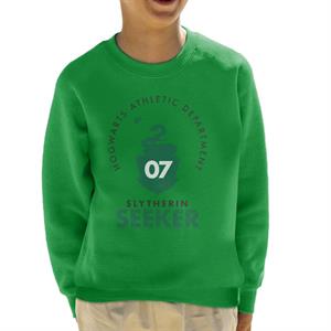 Harry Potter Quidditch Athletic Dept Slytherin Seeker Kid's Sweatshirt