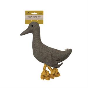 Field & Wander Plush Squeaky Dog Toy (Duck)