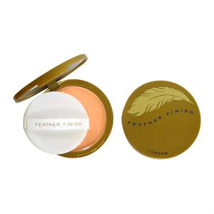 Mayfair Feather Finish Compact Powder with Mirror 10g - 02 Peach