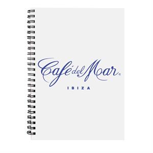 Cafe del Mar Classic Blue Logo Spiral Notebook