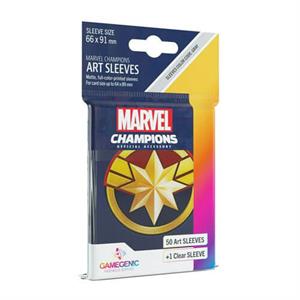Marvel Champions Art Sleeves (50/pack) (Captain Marvel)