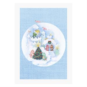Care Bears Christmas Snow Castle A4 Print
