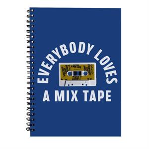 Fatboy Slim Everybody Loves A Mix Tape Spiral Notebook