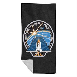 NASA STS 115 Space Shuttle Atlantis Mission Patch Beach Towel