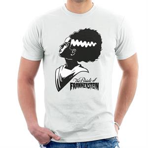 Bride Of Frankenstein Silhouette Men's T-Shirt