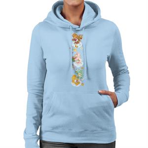 Care Bears Christmas Tenderheart Bear Candy Shower Women's Hooded Sweatshirt