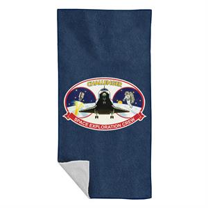 NASA STS 41B Challenger Mission Patch Beach Towel