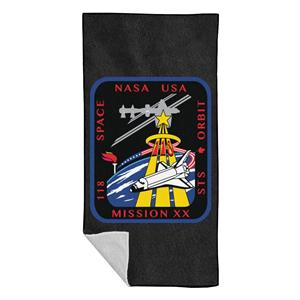NASA STS 118 Space Shuttle Endeavour Mission Patch Beach Towel