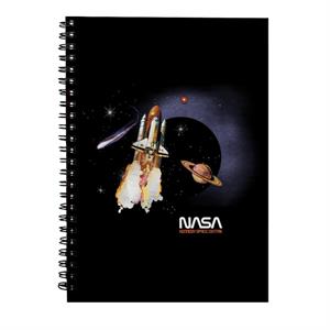 NASA Kennedy Space Centre Rocket Blast Spiral Notebook