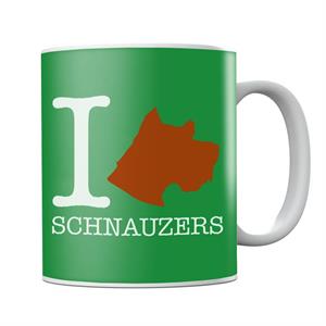 I Heart Schnauzers Mug