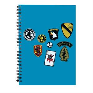 Fatboy Slim Track Badges Spiral Notebook