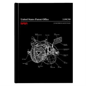 NASA Lunar Module Ascent Stage Blueprint Hardback Journal