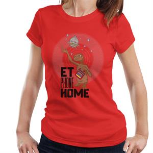 E.T. Phone Home Looking At Spacecraft Women's T-Shirt