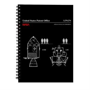 NASA Apollo CSM And LM Blueprint Spiral Notebook