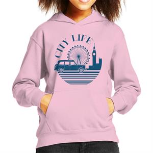 London Taxi Company City Life Kid's Hooded Sweatshirt