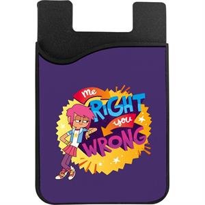 Boy Girl Dog Cat Mouse Cheese Me Right You Wrong Phone Card Holder