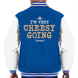 Boursin Im Very Cheesy Going Men's Varsity Jacket