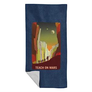 NASA Teach On Mars Beach Towel