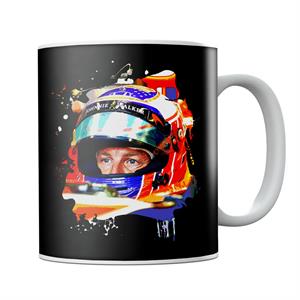 Motorsport Images Jenson Button McLaren MCL32 Monaco Helmet Shot Mug