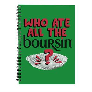 Boursin Who Ate All The Boursin Spiral Notebook