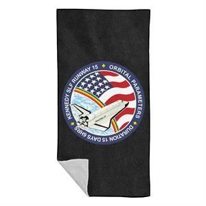 NASA STS 61B Space Shuttle Atlantis Mission Patch Beach Towel