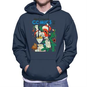 Disney Christmas Donald Duck As Santa Men's Hooded Sweatshirt