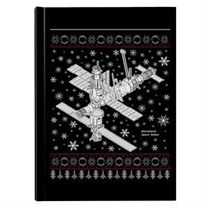 NASA International Space Station Christmas Knit Hardback Journal