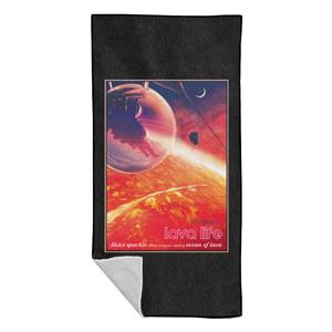NASA 55 Cancri E Lava Life Beach Towel