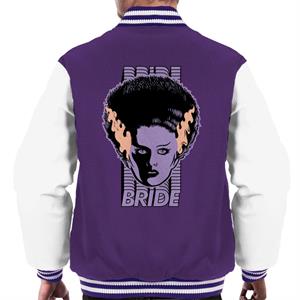 Bride Of Frankenstein Character Head Men's Varsity Jacket