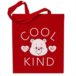 Care Bears Tenderheart Bear Cool To Be Kind White Text Totebag