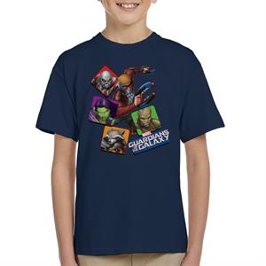 Marvel Guardians Of The Galaxy Comic Characters Kid's T-Shirt