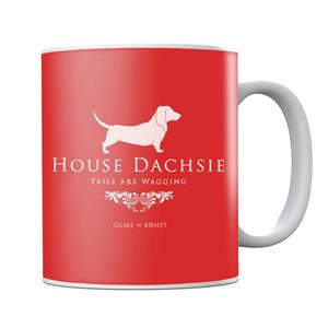 House Dachsie Tails Are Wagging Game Of Bones Mug