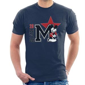 Disney Mickey Mouse Football M All Star Men's T-Shirt