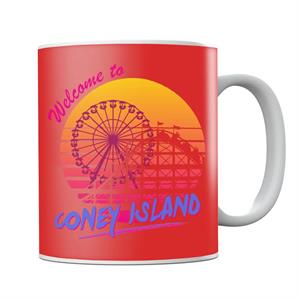 Welcome To Coney Island Retro 80s Mug